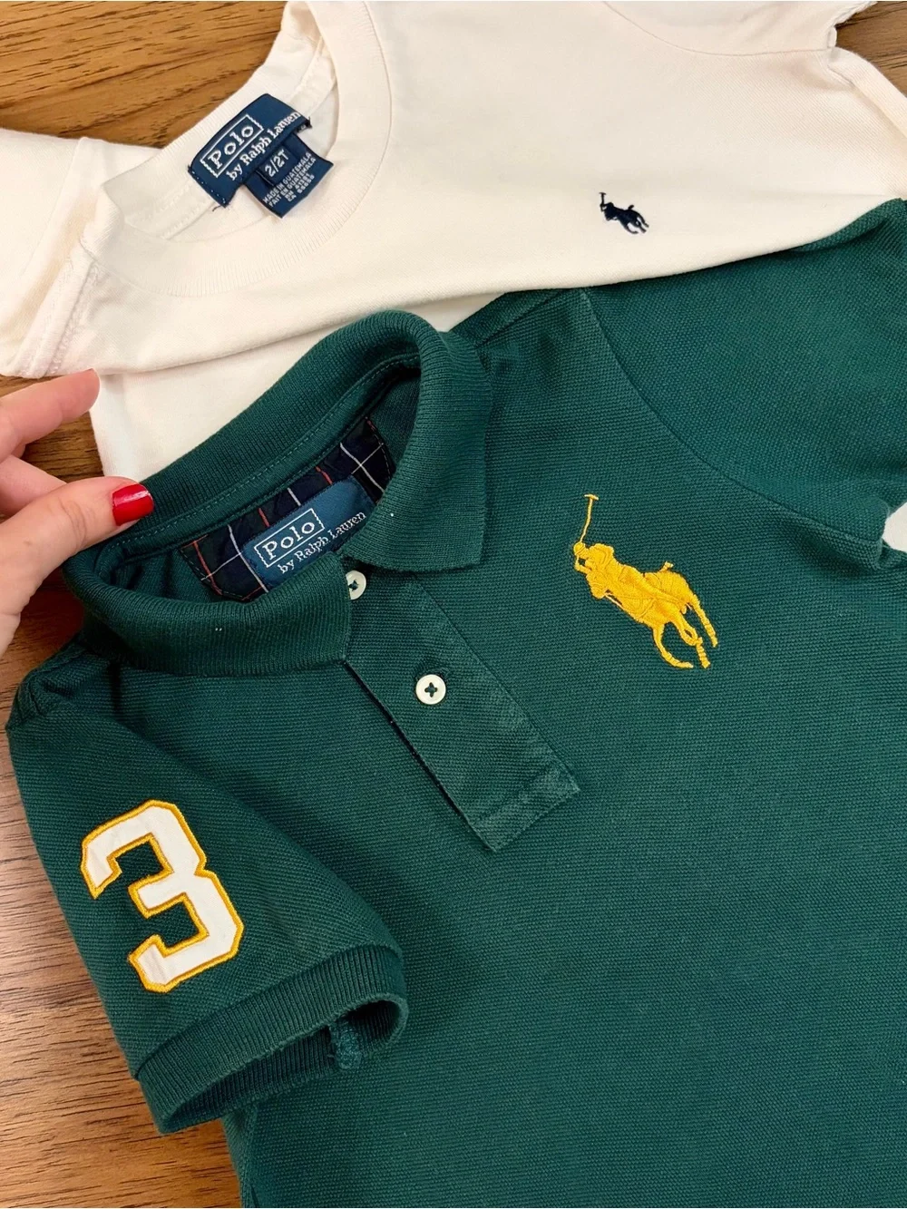 18-24 Months 2T Polo Ralph Lauren Boys Polo Shirt T-Shirts Top Lot of 2